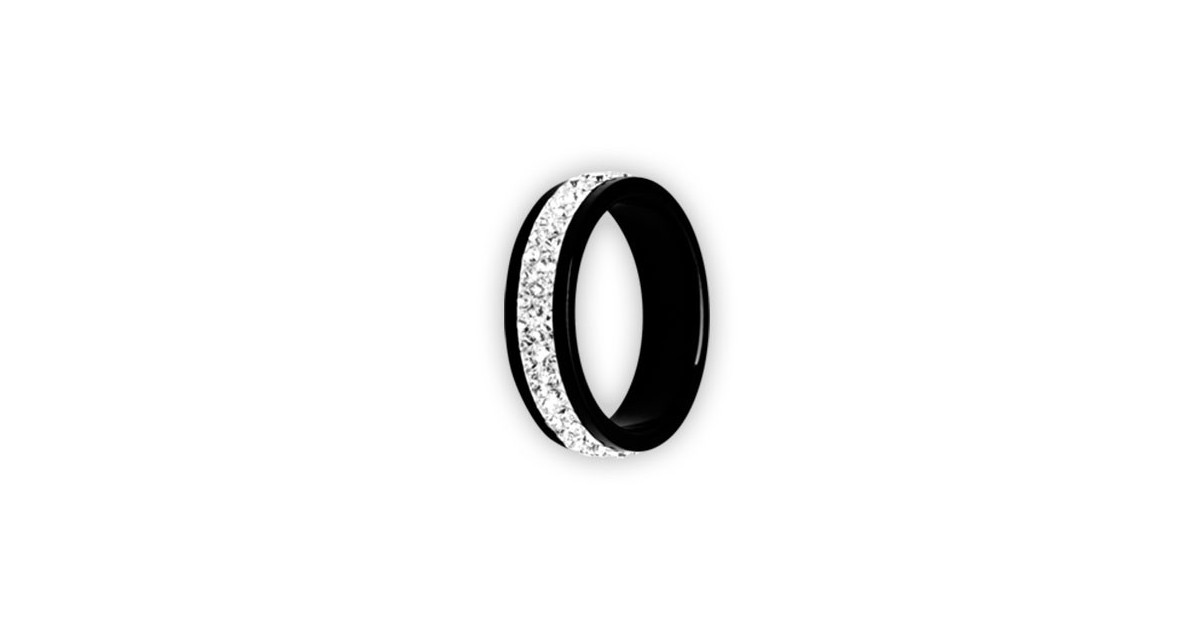 Bk 316 Double Jewelled Crystal Ring Bk 316 Double Jewelled Crystal Ring