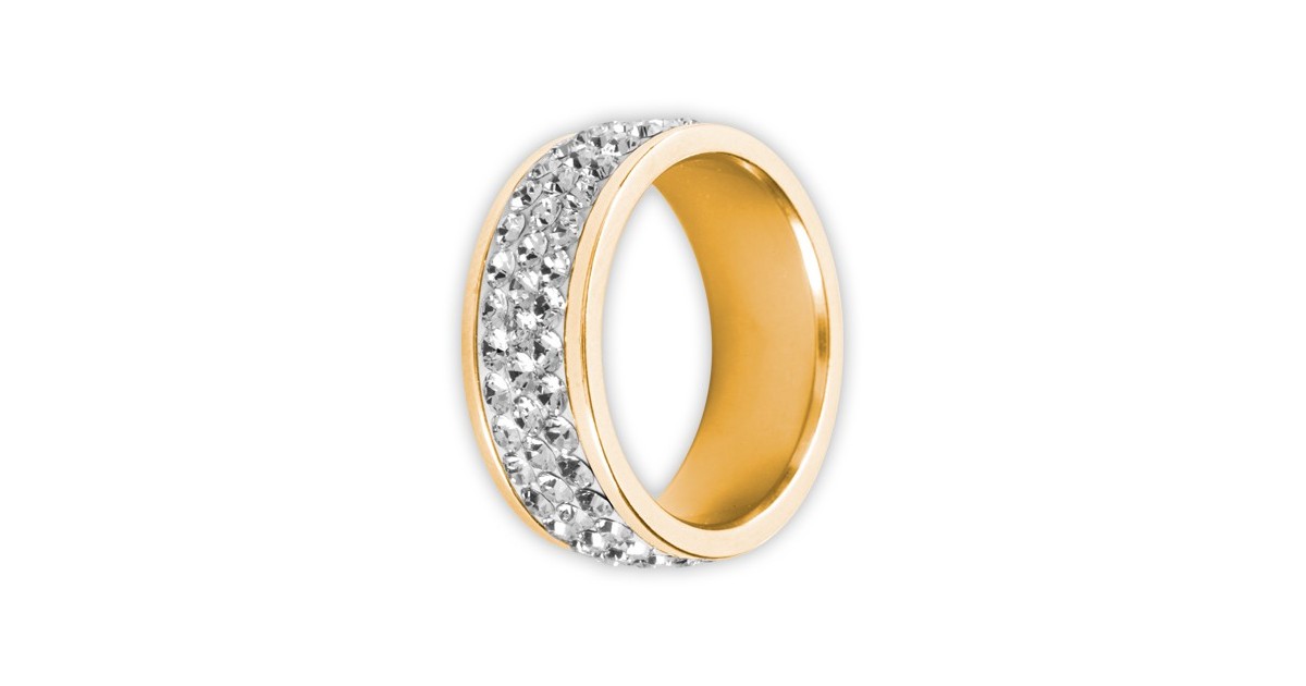 Gd 316 Triple Jewelled Crystal Ring Gd 316 Triple Jewelled Crystal Ring