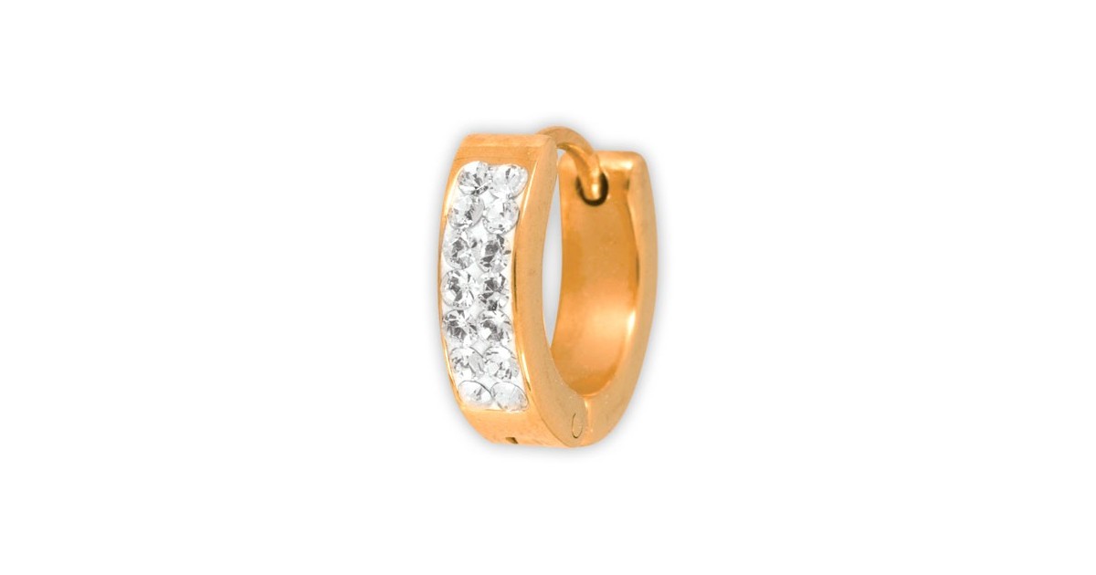 Gd 316 Crystal Hoop 4,0x14mm Gd 316 Crystal Hoop 4,0x14mm