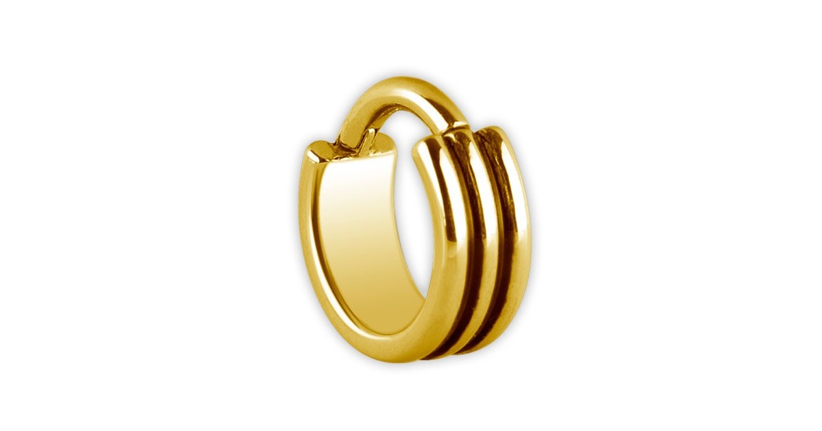 Gd 316 Hinged Ring 3 Rings 1,2x7mm Gd 316 Hinged Ring 3 Rings 1,2x7mm