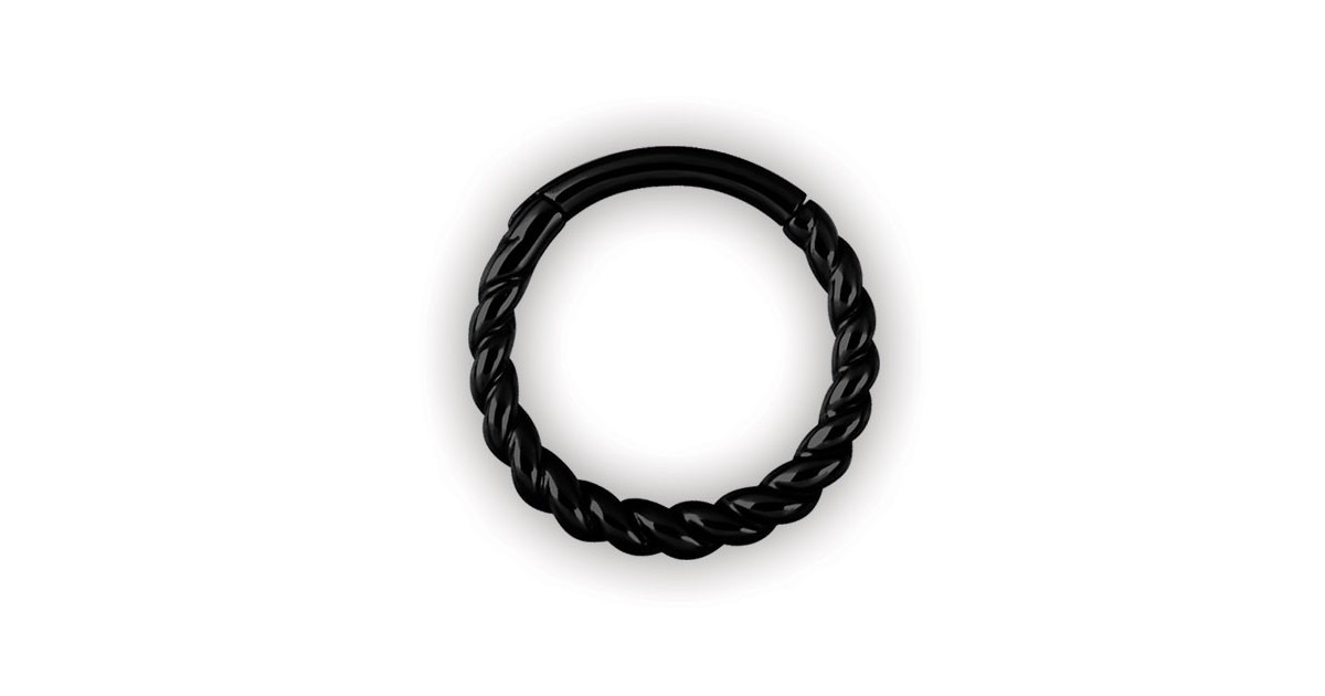 Bk 316 Twister Hinged Ring 1,2x8mm Bk 316 Twister Hinged Ring 1,2x8mm
