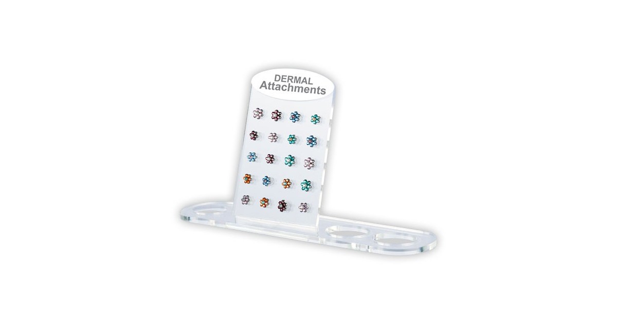 Acrylic Dermal Attachments Stand For 20pcs Acrylic Dermal Attachments Stand For 20pcs