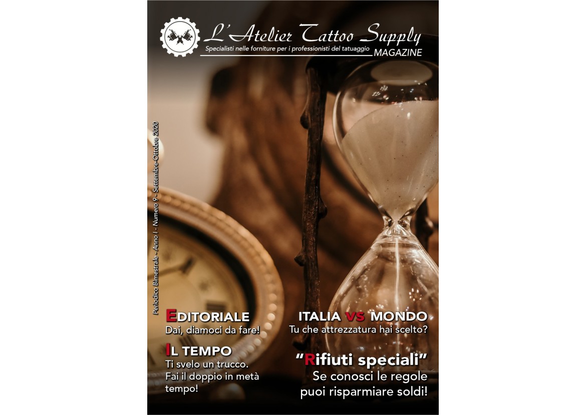 L'Atelier Tattoo Magazine N° 9 - Settembre/Ottobre 2020 L'Atelier Tattoo Magazine N° 9 - Settembre/Ottobre 2020